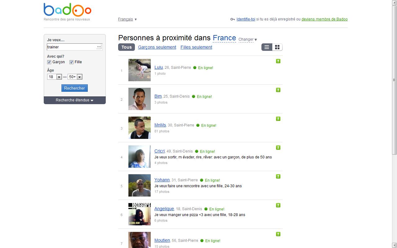 Rencontres par pratique sexuelle